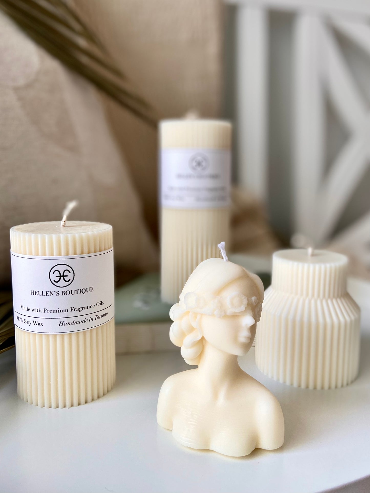 Goddess Statue Luxury Candle